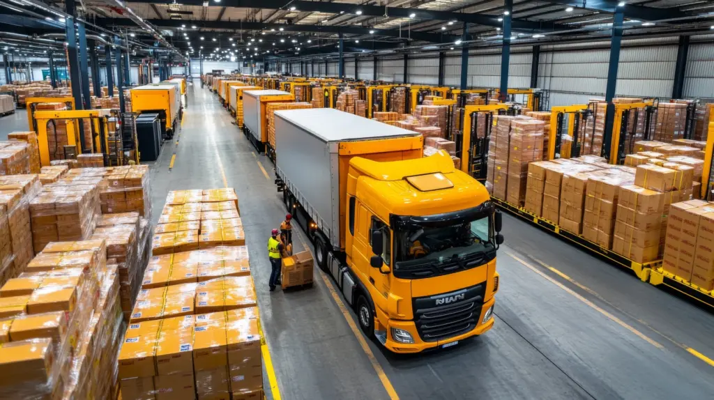 Wide Angle View Logistics Facility Interior 1024x574